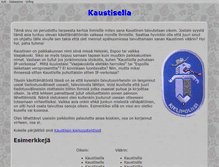 Tablet Screenshot of kaustisella.toimii.fi